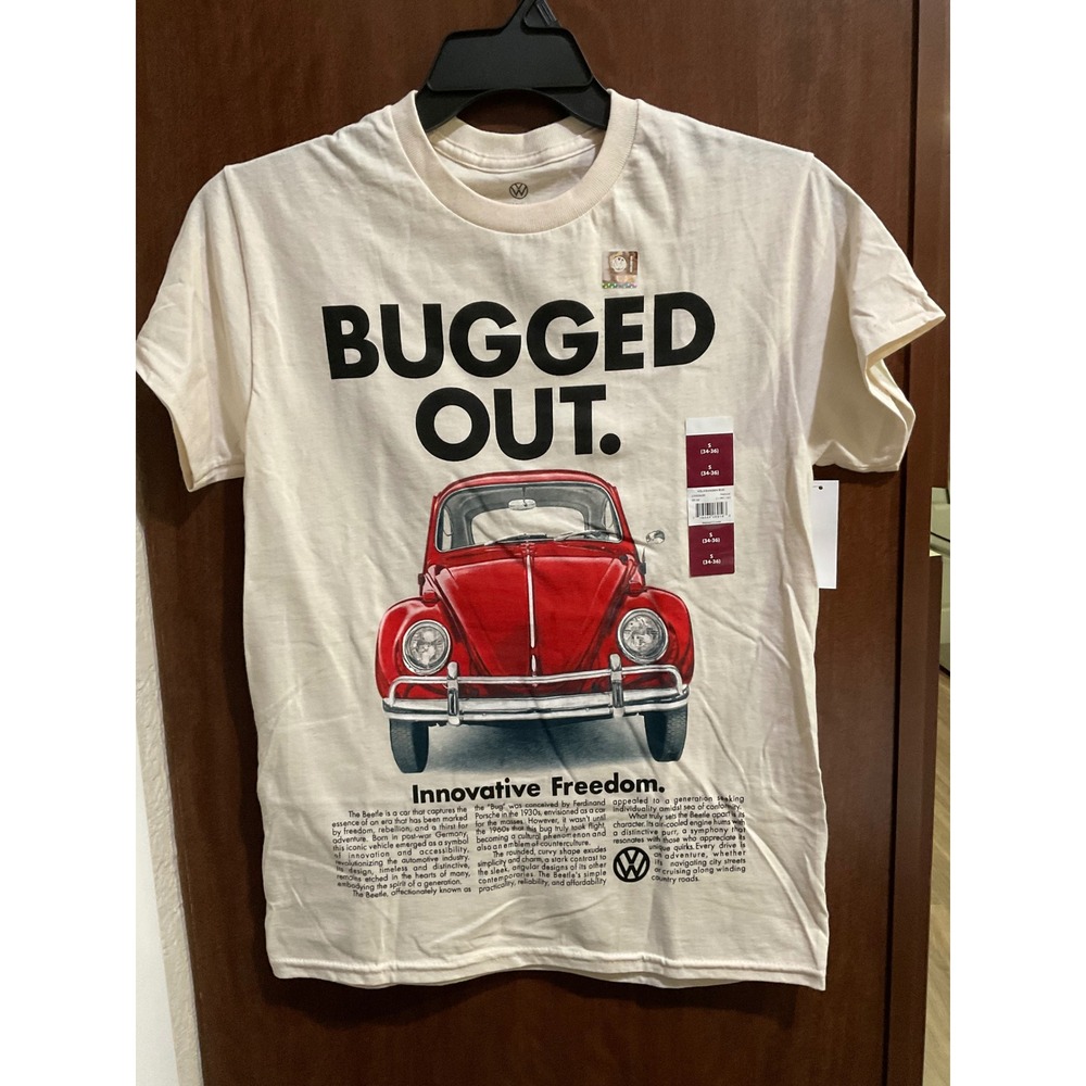 Volkswagen Bug Men's Graphic Tee size S (D-036)